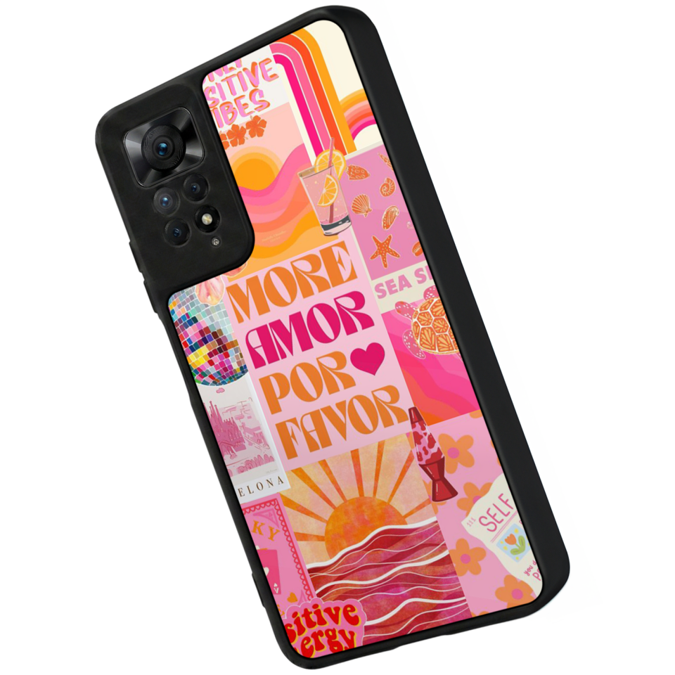 Xiaomi Redmi Note 12 Pro Uyumlu Poster Tasarımlı Glossy Premium Kılıf