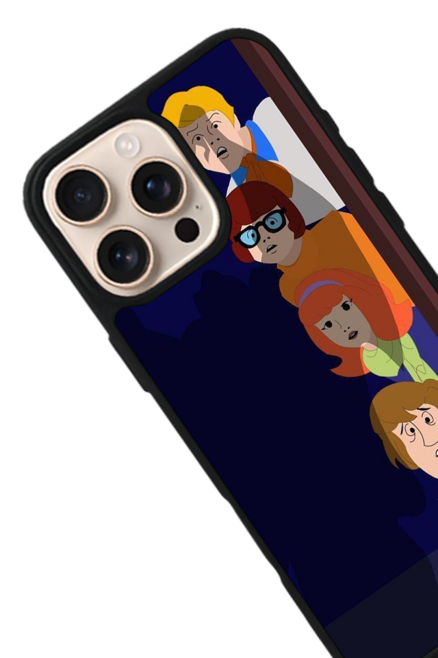 iPhone 14 Pro Uyumlu Scooby Doo Tasarımlı Glossy Premium Kılıf