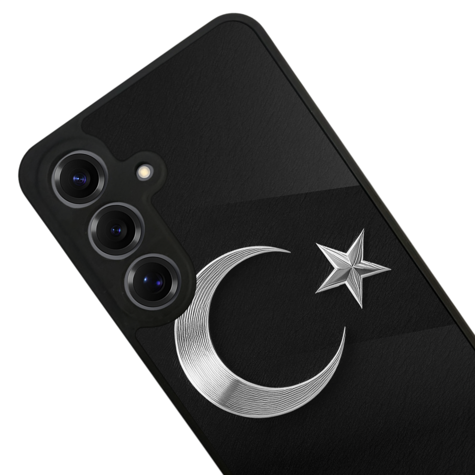 Samsung Galaxy S25 Uyumlu Türk Bayragi Tasarımlı Glossy Premium Kılıf