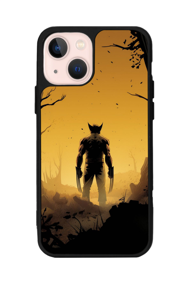 iPhone 13 Mini Uyumlu Wolverine Tasarımlı Glossy Premium Kılıf