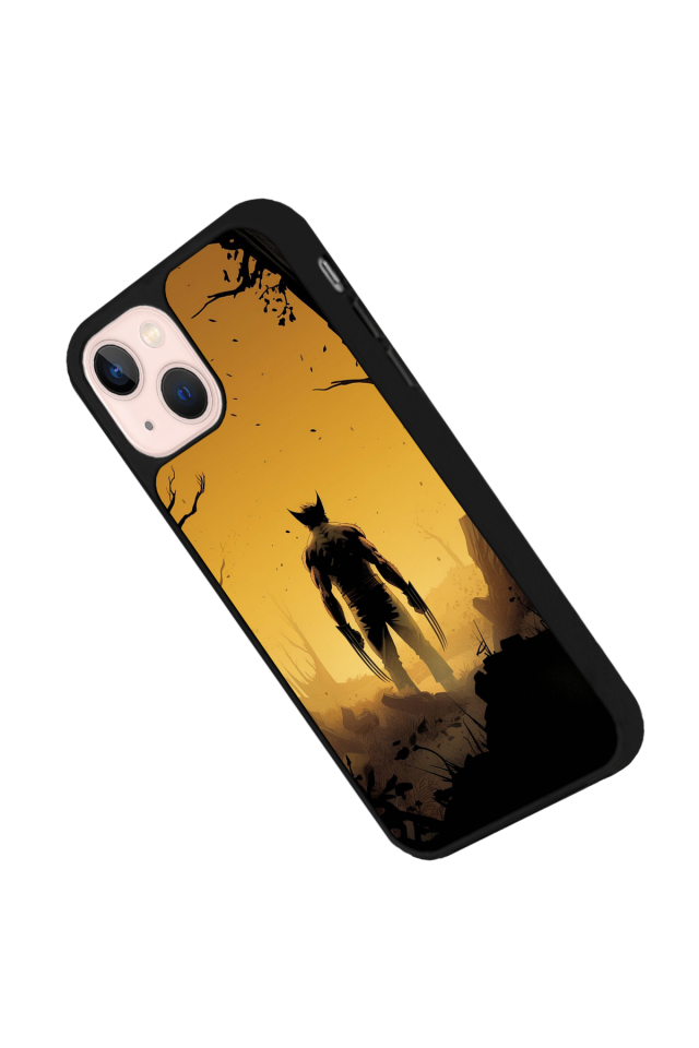 iPhone 13 Mini Uyumlu Wolverine Tasarımlı Glossy Premium Kılıf