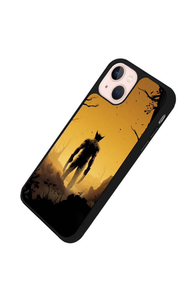iPhone 13 Mini Uyumlu Wolverine Tasarımlı Glossy Premium Kılıf