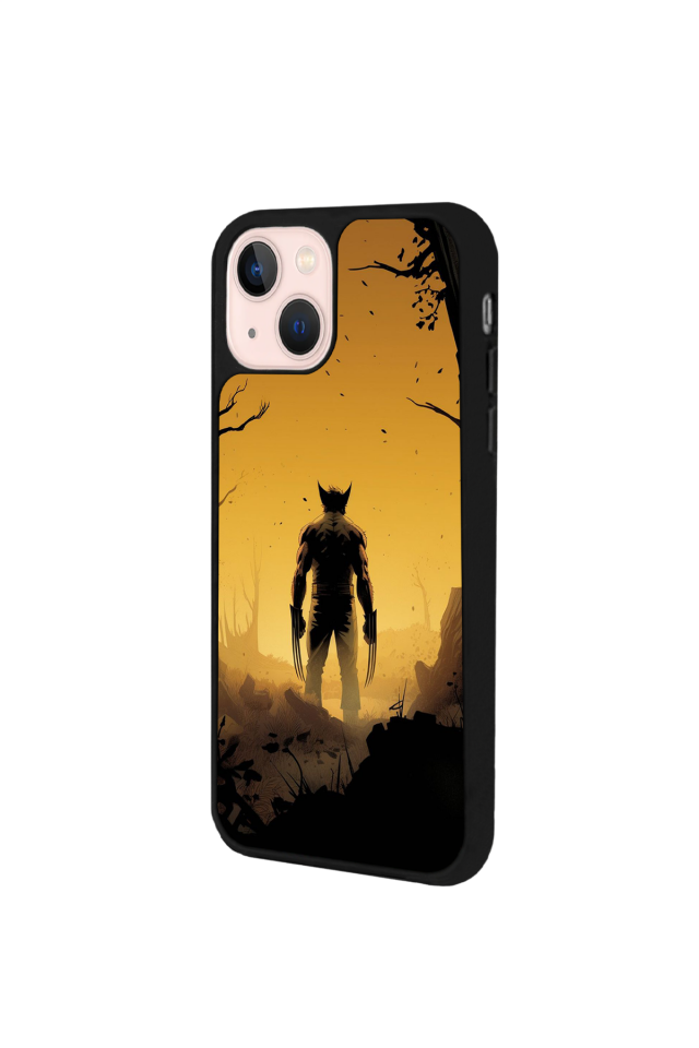 iPhone 13 Mini Uyumlu Wolverine Tasarımlı Glossy Premium Kılıf
