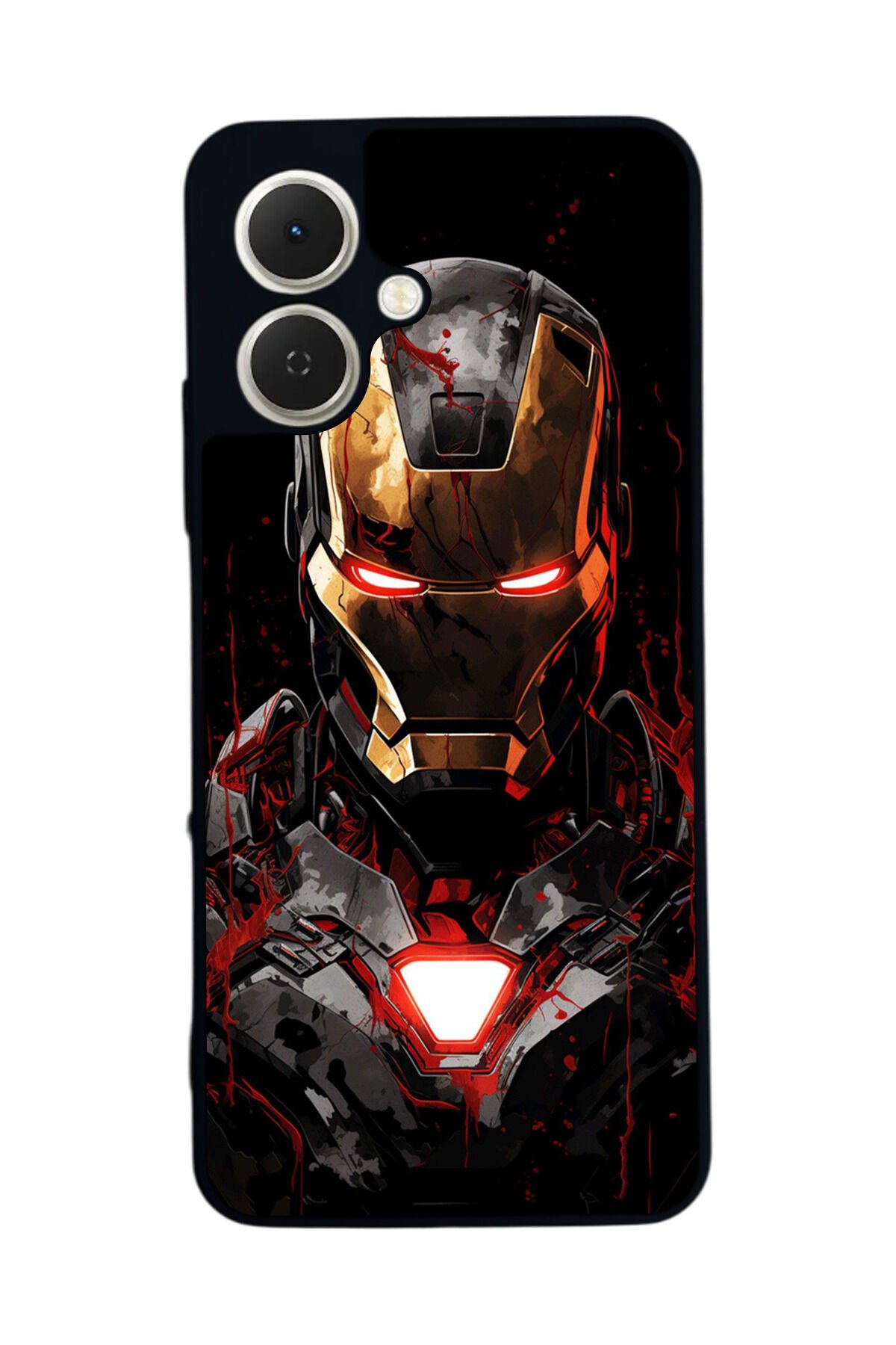Tecno Spark GO 2 Uyumlu Iron Man ( Demir Adam ) Tasarımlı Glossy Premium Kılıf