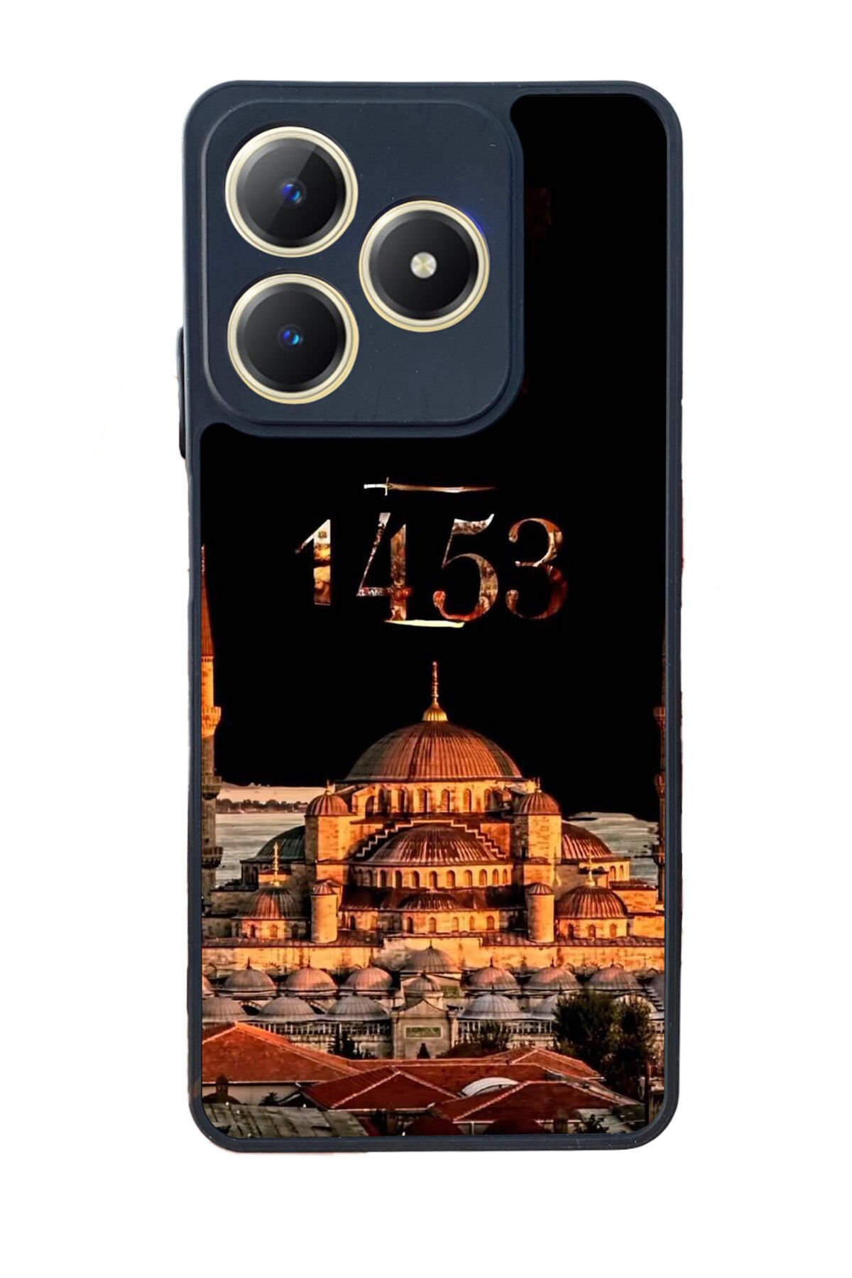 Realme C63 Mat Uyumlu Siyah Kılıf – Yumuşak Silikon, Koruyucu, Şok Emici Kapak