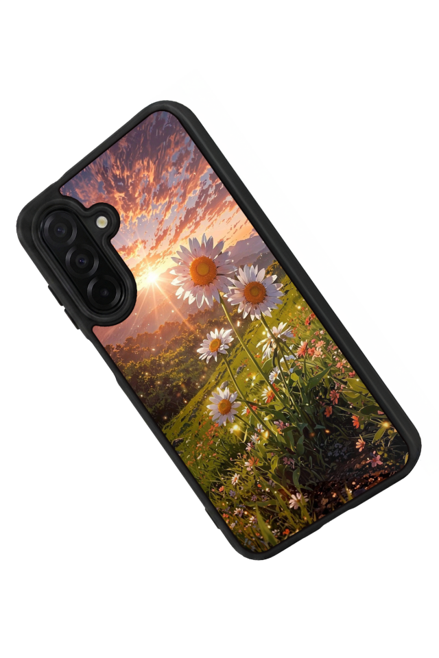 Samsung Galaxy A36 Uyumlu Cicek Tasarımlı Glossy Premium Kılıf