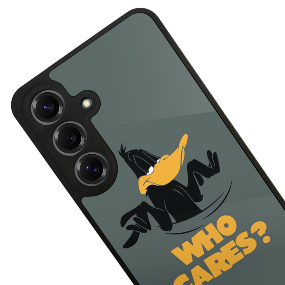 Samsung Galaxy S25 Uyumlu Daffy duck Tasarımlı Glossy Premium Kılıf