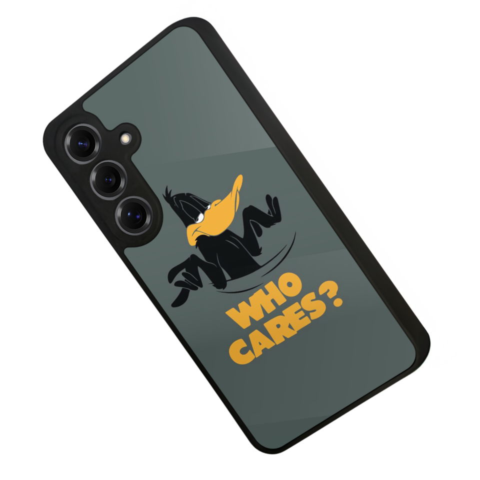 Samsung Galaxy S25 Uyumlu Daffy duck Tasarımlı Glossy Premium Kılıf