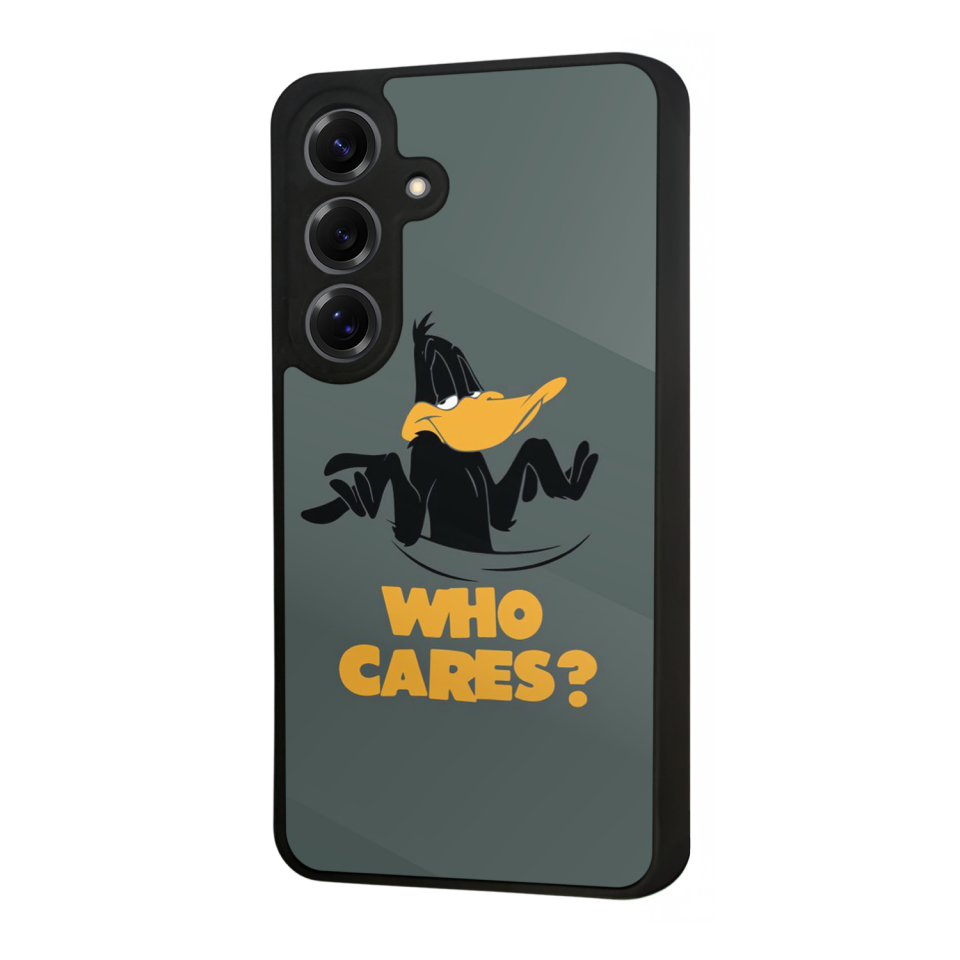 Samsung Galaxy S25 Uyumlu Daffy duck Tasarımlı Glossy Premium Kılıf