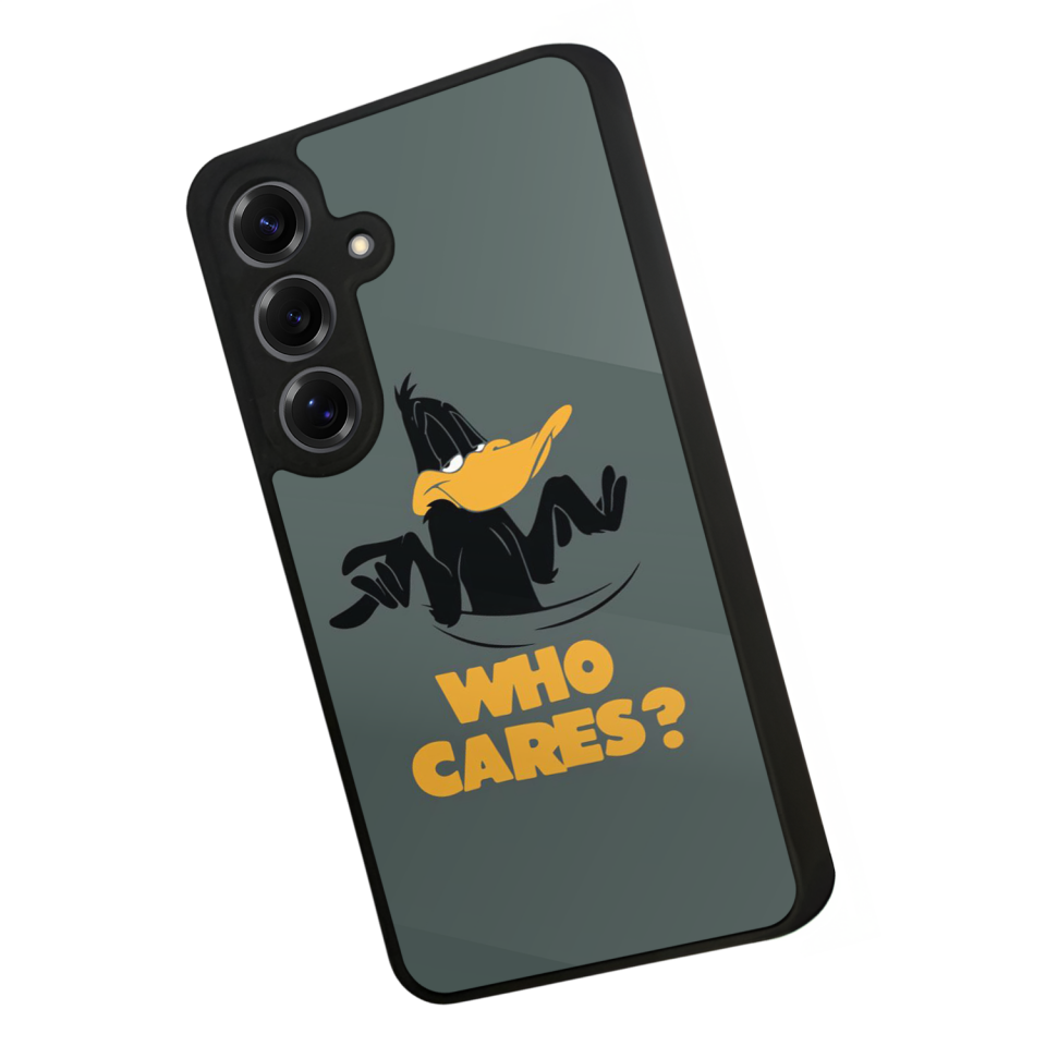 Samsung Galaxy S25 Uyumlu Daffy duck Tasarımlı Glossy Premium Kılıf