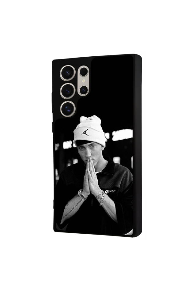 Samsung Galaxy S23 Ultra Uyumlu Eminem Tasarımlı Glossy Premium Kılıf