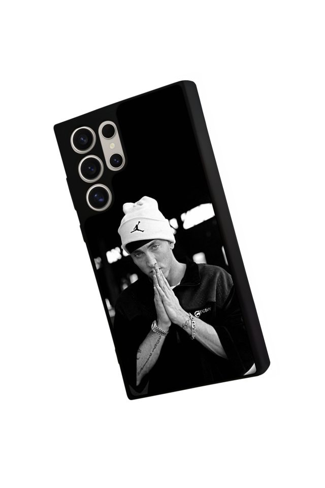 Samsung Galaxy S23 Ultra Uyumlu Eminem Tasarımlı Glossy Premium Kılıf