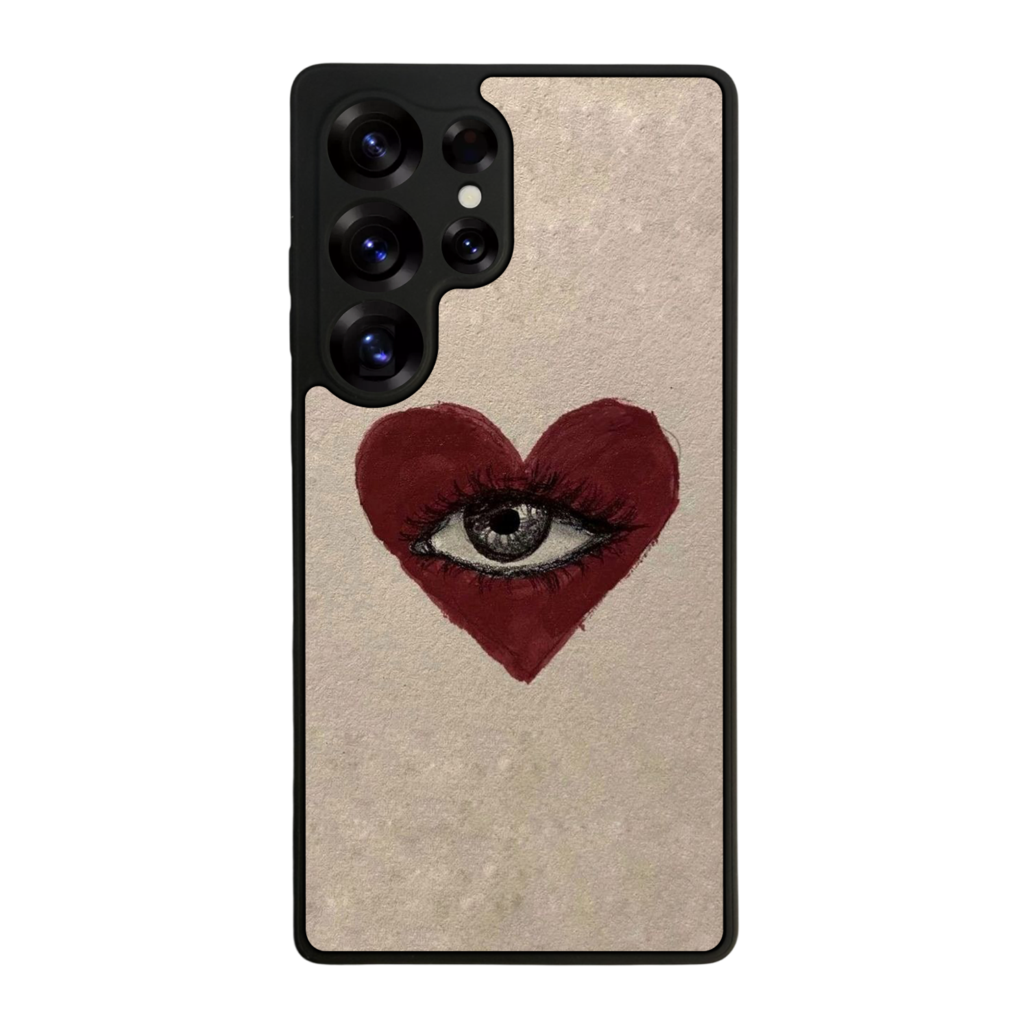 Samsung Galaxy S25 Ultra Uyumlu Kalp Love Tasarımlı Glossy Premium Kılıf