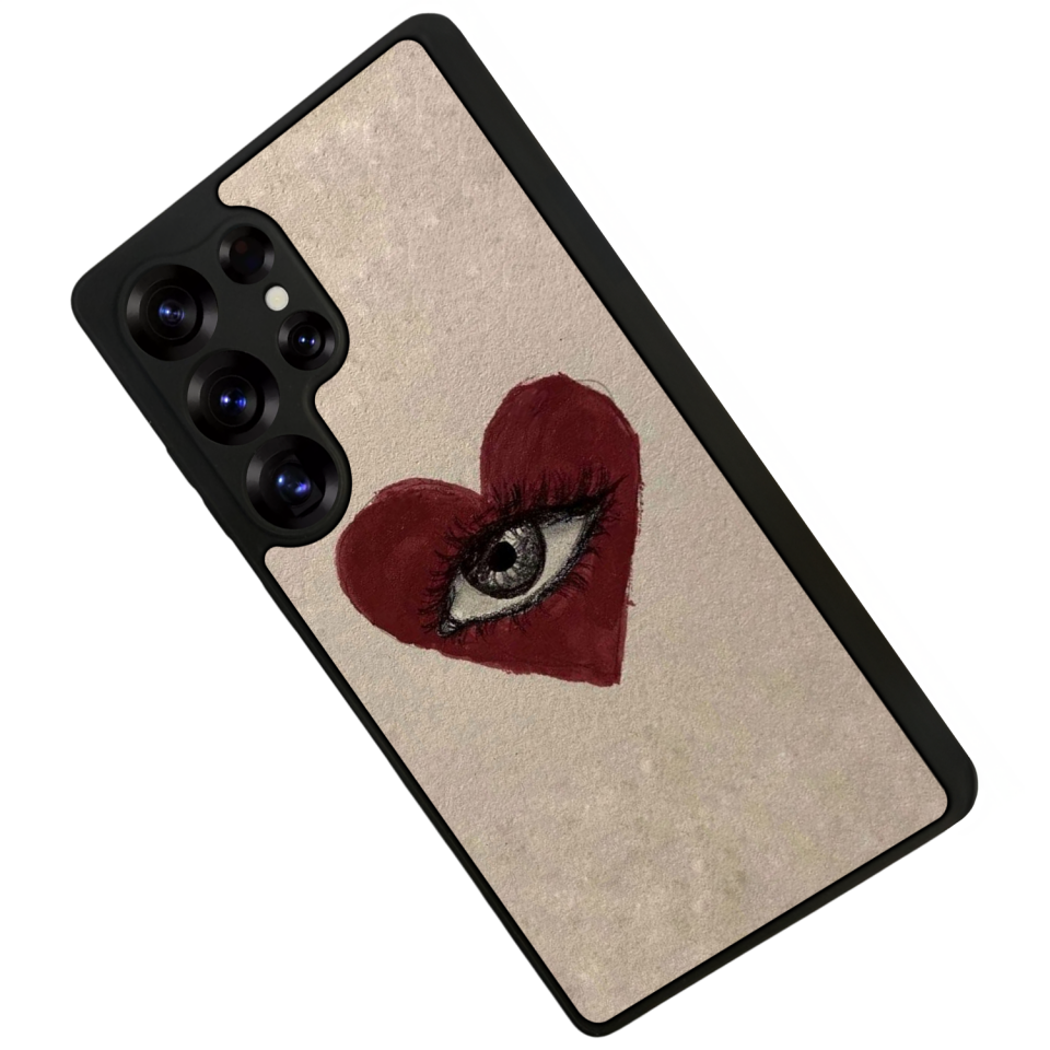 Samsung Galaxy S25 Ultra Uyumlu Kalp Love Tasarımlı Glossy Premium Kılıf