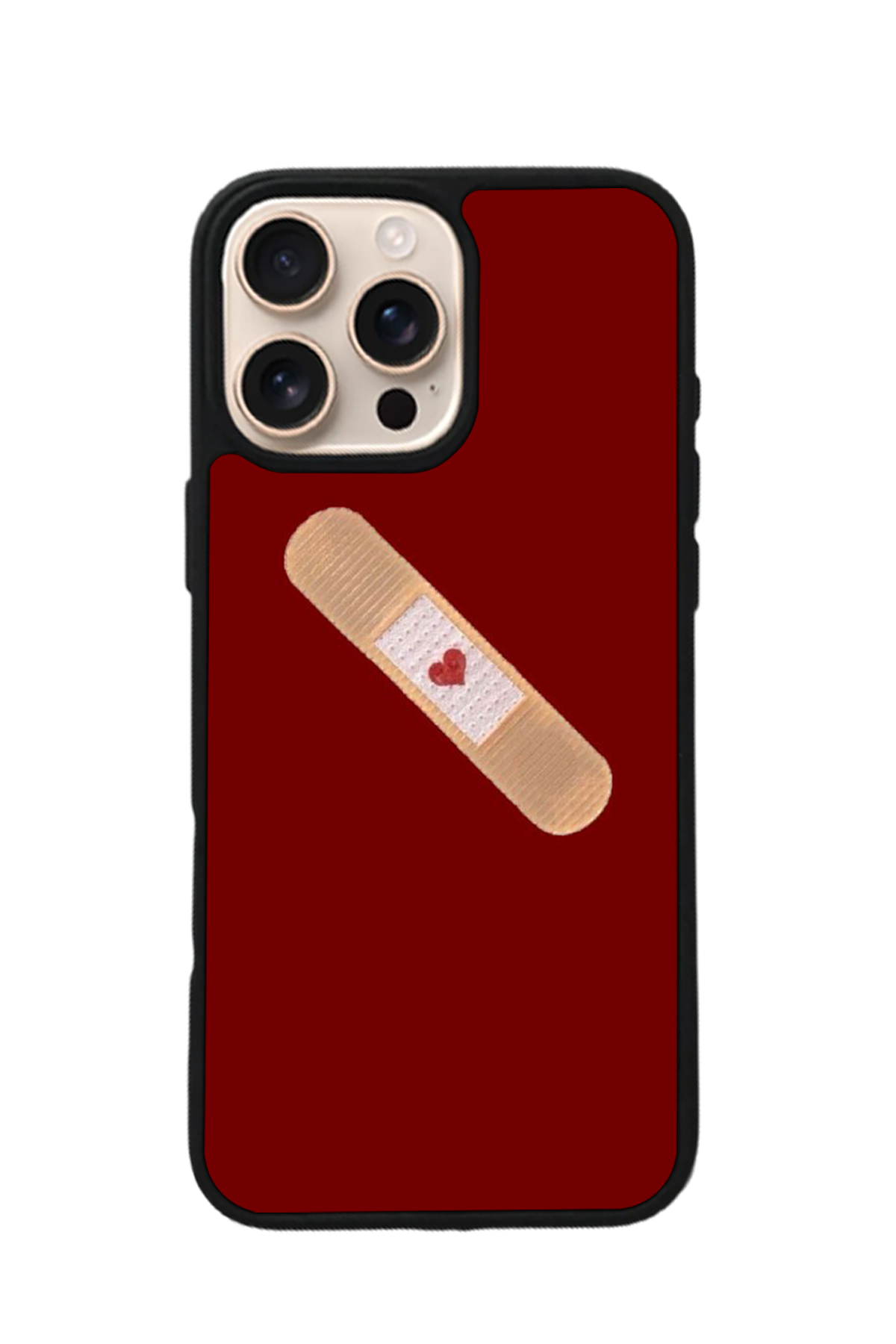 iPhone 15 Pro Uyumlu Kalp Love Tasarımlı Glossy Premium Kılıf