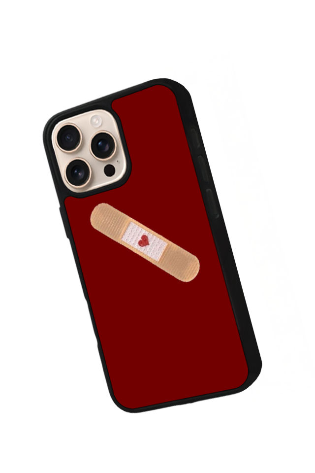 iPhone 15 Pro Uyumlu Kalp Love Tasarımlı Glossy Premium Kılıf
