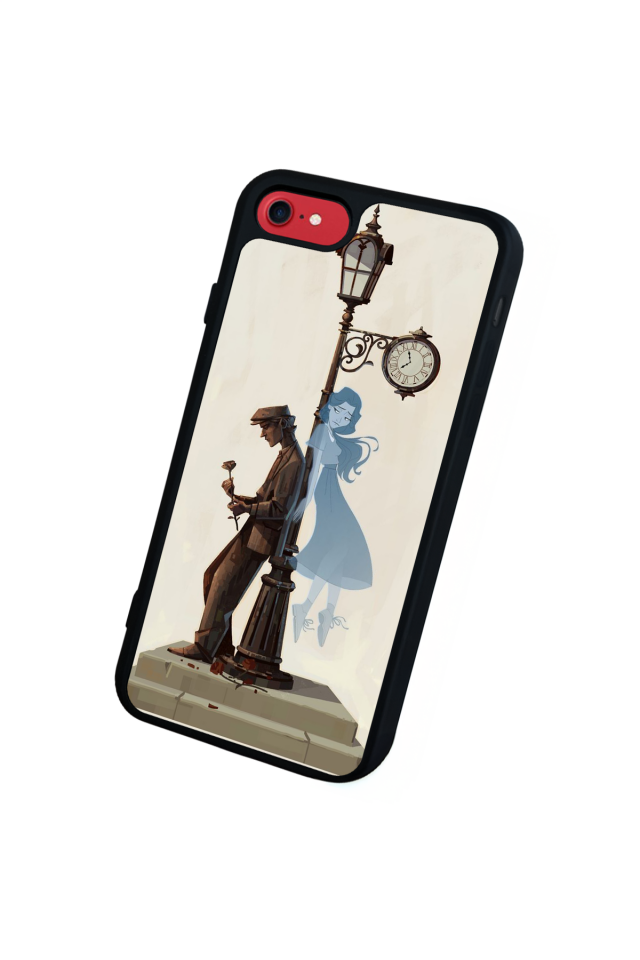 iPhone 8 Uyumlu Kalp Love Tasarımlı Glossy Premium Kılıf