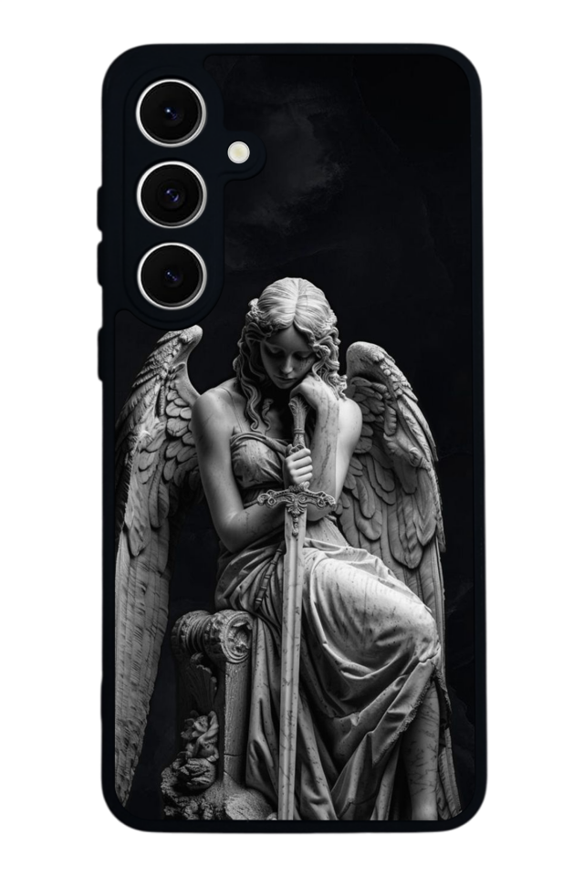 Samsung Galaxy S24 FE Uyumlu Melek Tasarımlı Glossy Premium Kılıf