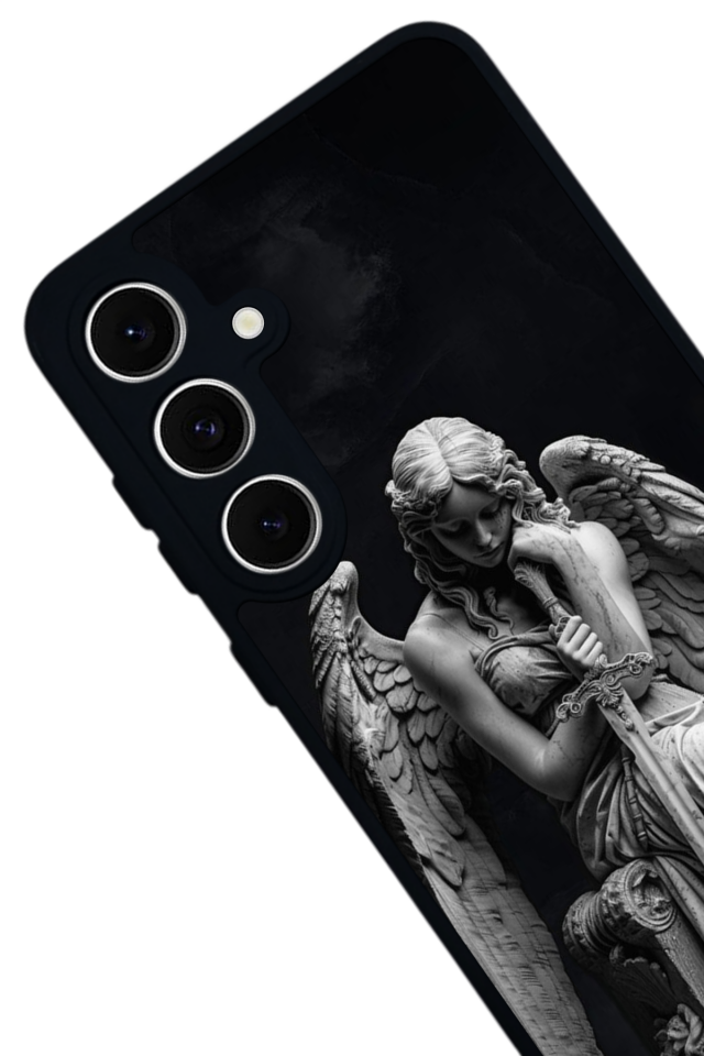 Samsung Galaxy S24 FE Uyumlu Melek Tasarımlı Glossy Premium Kılıf