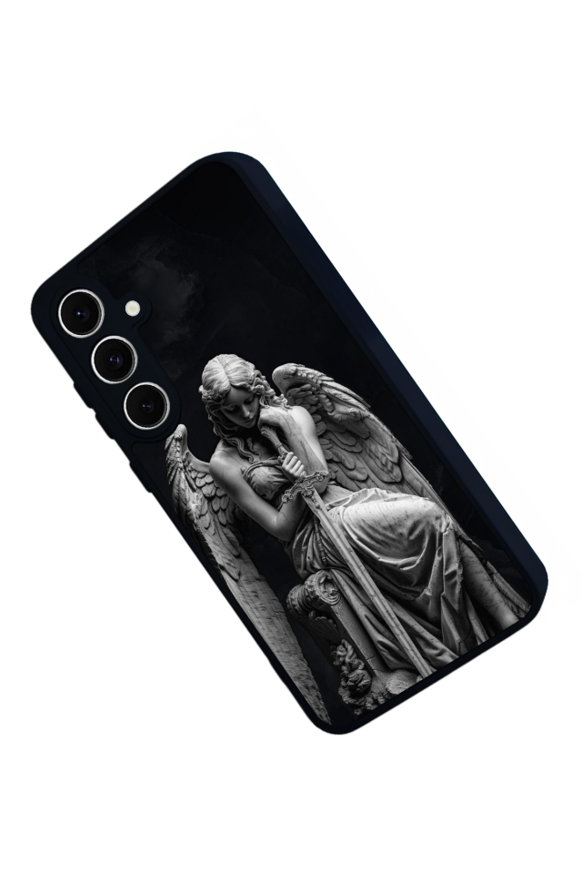Samsung Galaxy S24 FE Uyumlu Melek Tasarımlı Glossy Premium Kılıf