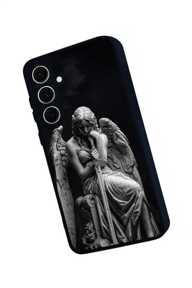 Samsung Galaxy S24 FE Uyumlu Melek Tasarımlı Glossy Premium Kılıf