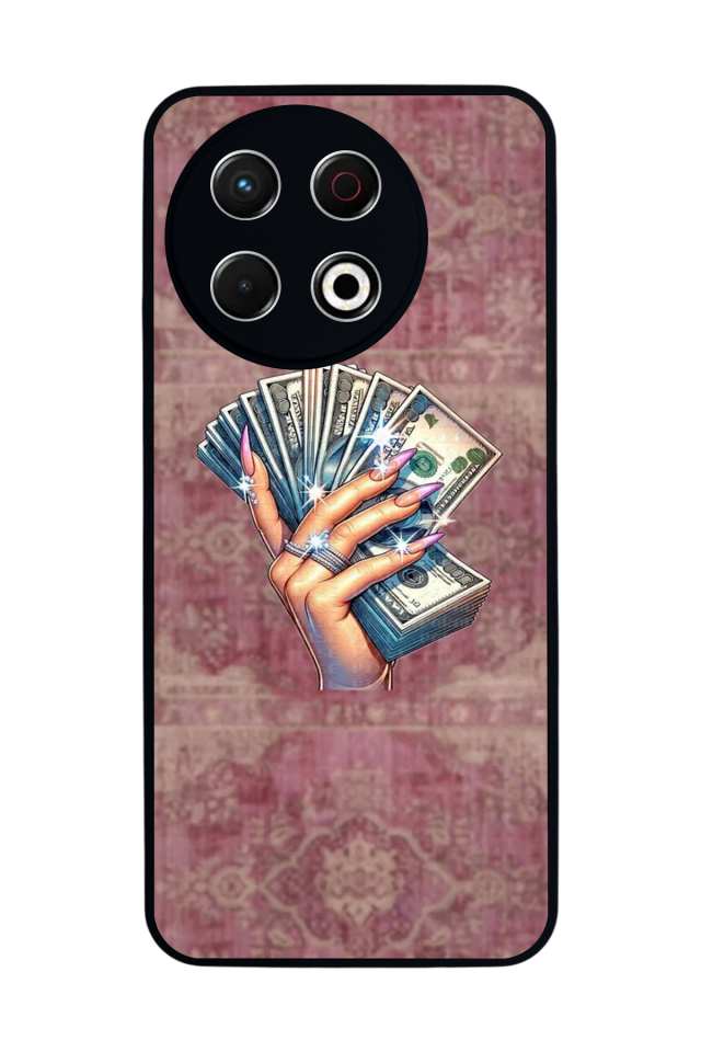 Tecno Spark 30 Pro Uyumlu Money Para Tasarımlı Glossy Premium Kılıf