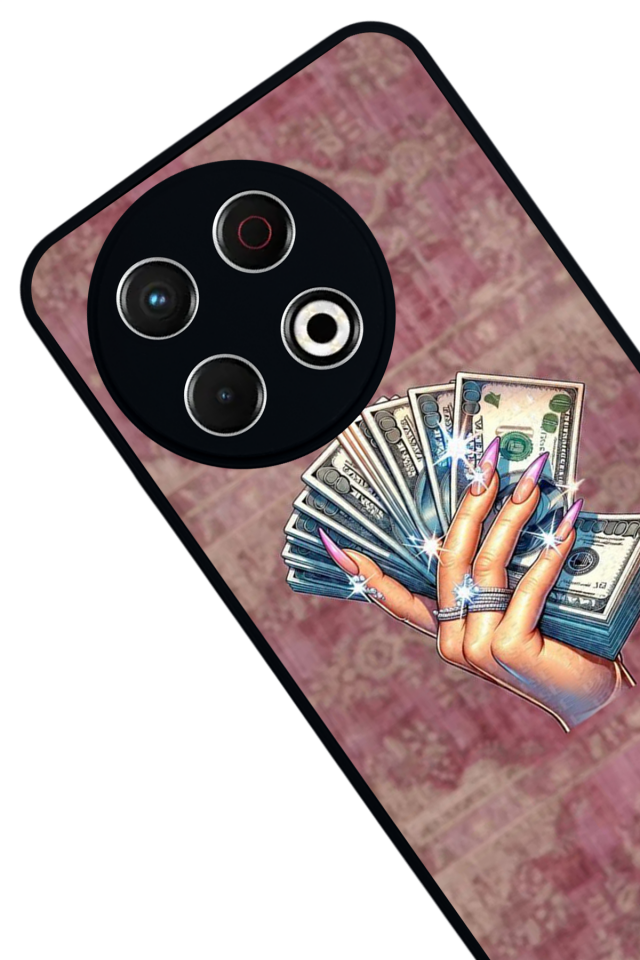 Tecno Spark 30 Pro Uyumlu Money Para Tasarımlı Glossy Premium Kılıf
