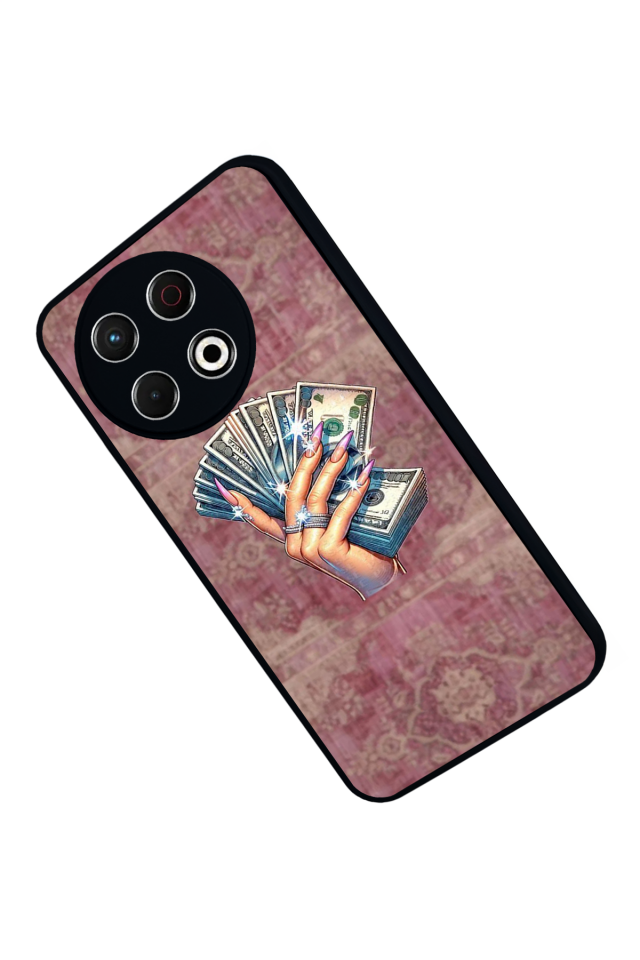 Tecno Spark 30 Pro Uyumlu Money Para Tasarımlı Glossy Premium Kılıf