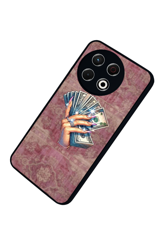 Tecno Spark 30 Pro Uyumlu Money Para Tasarımlı Glossy Premium Kılıf