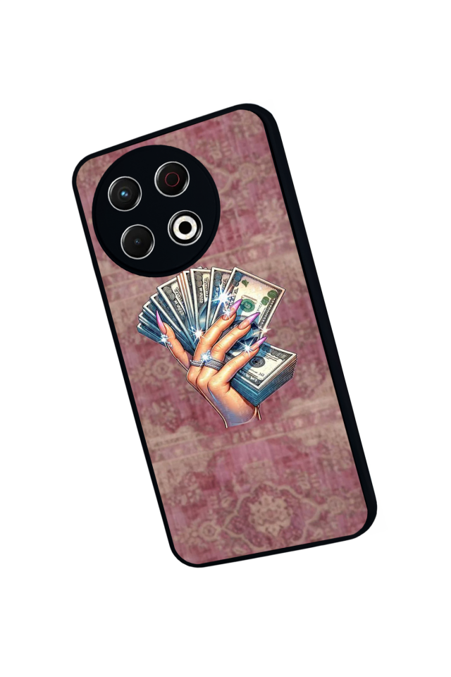 Tecno Spark 30 Pro Uyumlu Money Para Tasarımlı Glossy Premium Kılıf