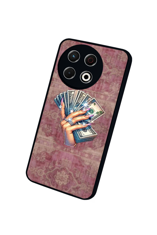 Tecno Spark 30 Pro Uyumlu Money Para Tasarımlı Glossy Premium Kılıf