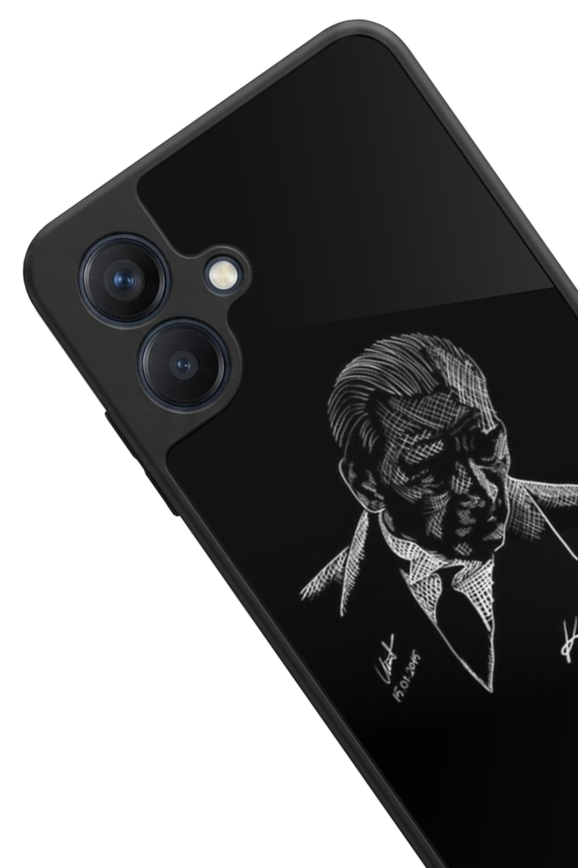 Samsung Galaxy A07 Uyumlu Mustafa Kemal Ataturk Tasarımlı Glossy Premium Kılıf
