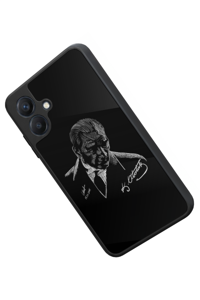 Samsung Galaxy A07 Uyumlu Mustafa Kemal Ataturk Tasarımlı Glossy Premium Kılıf