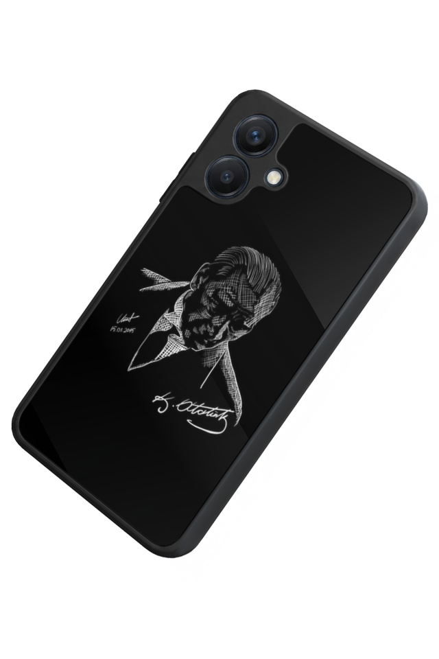 Samsung Galaxy A07 Uyumlu Mustafa Kemal Ataturk Tasarımlı Glossy Premium Kılıf