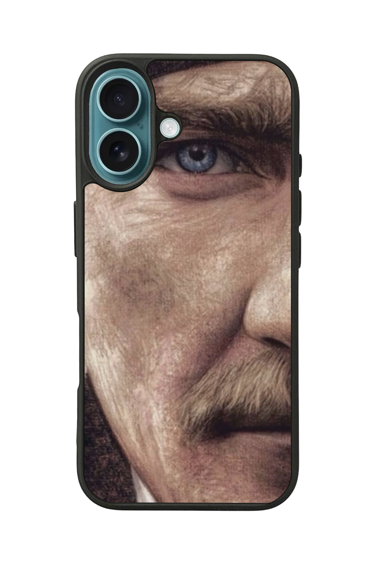 iPhone 16 Uyumlu Mustafa Kemal Ataturk Tasarımlı Glossy Premium Kılıf