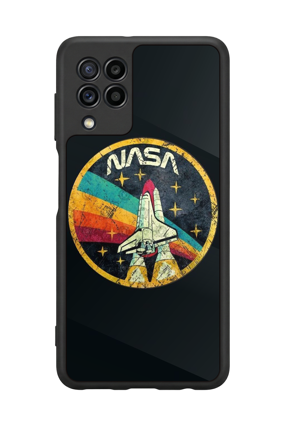 Samsung Galaxy M32 Uyumlu Nasa Tasarımlı Glossy Premium Kılıf