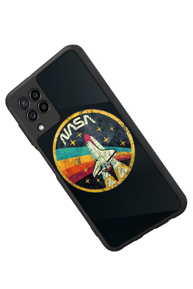 Samsung Galaxy M32 Uyumlu Nasa Tasarımlı Glossy Premium Kılıf
