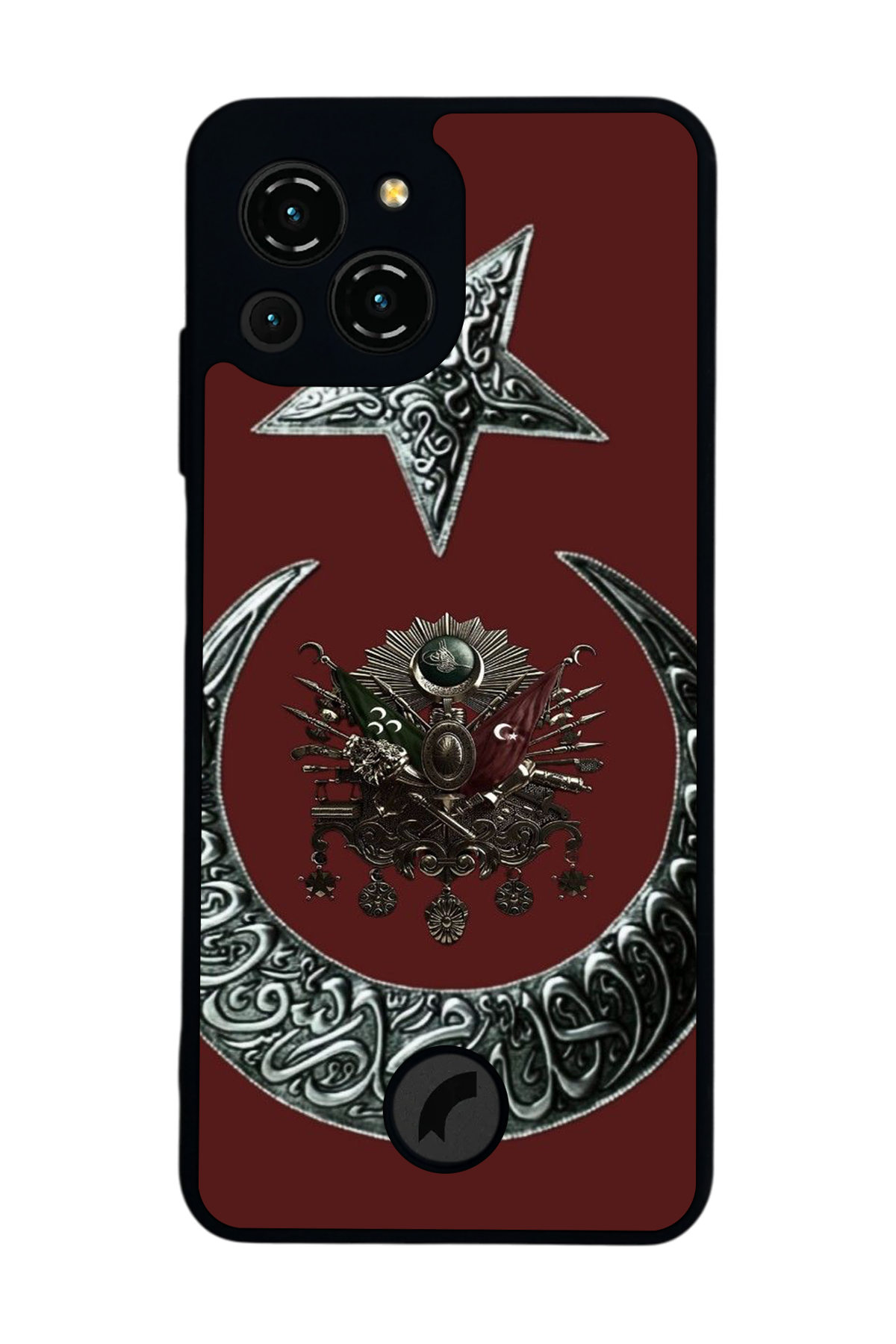 Reeder S23 Pro Max Uyumlu OsmanliTugrasi Tasarımlı Glossy Premium Kılıf