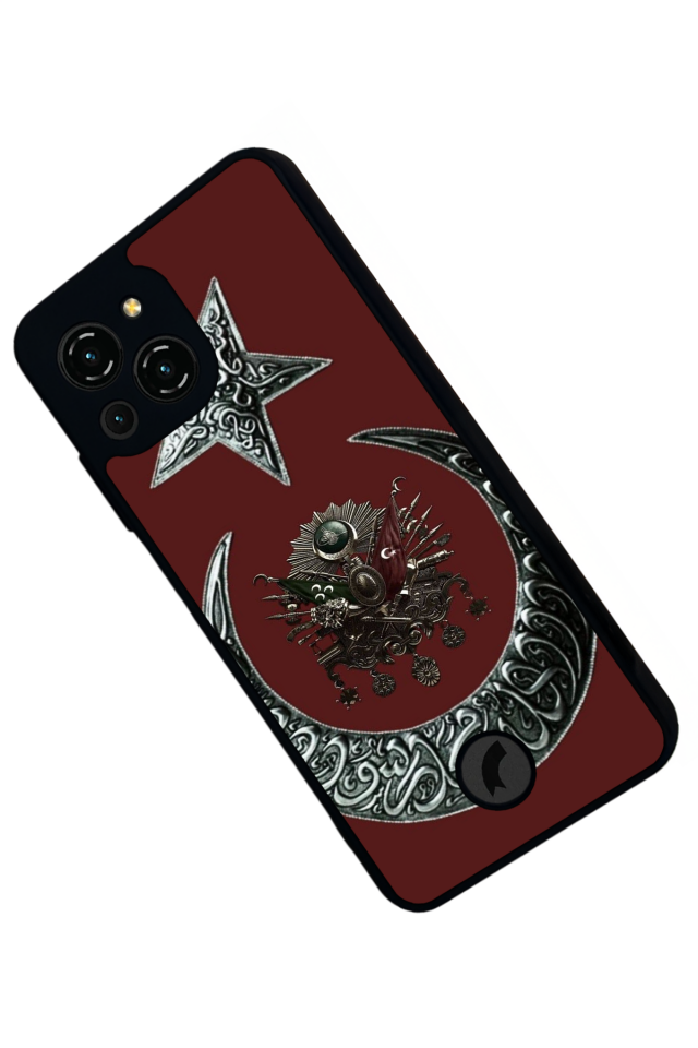 Reeder S23 Pro Max Uyumlu OsmanliTugrasi Tasarımlı Glossy Premium Kılıf