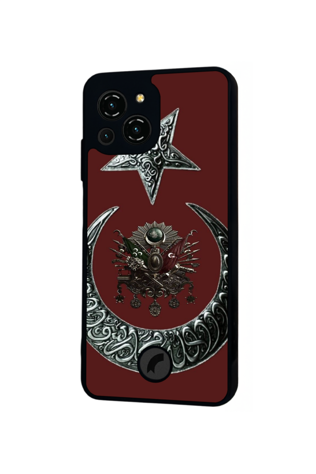 Reeder S23 Pro Max Uyumlu OsmanliTugrasi Tasarımlı Glossy Premium Kılıf