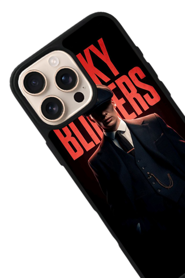 iPhone 16 Pro Uyumlu Peaky Blinders Tasarımlı Glossy Premium Kılıf