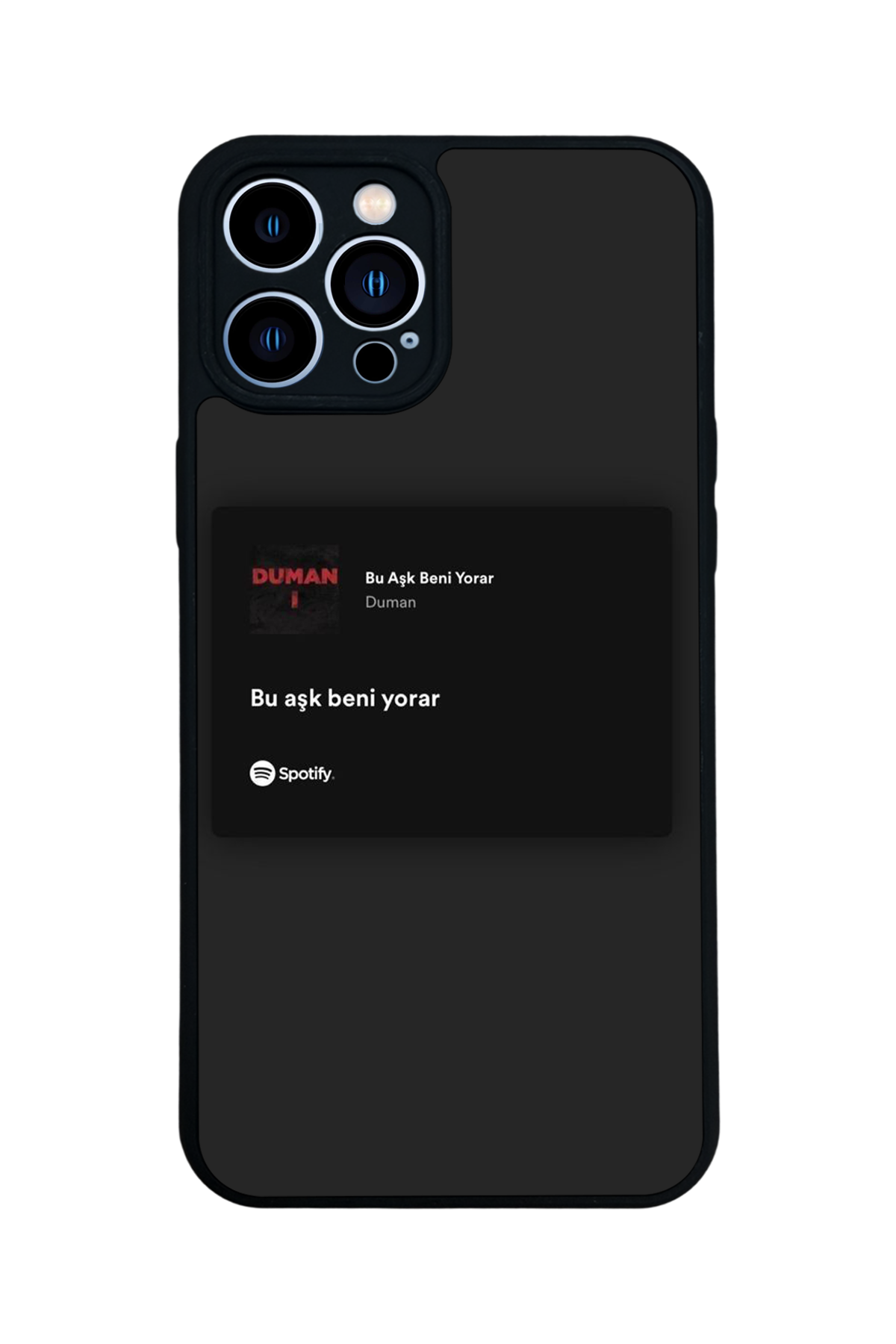 iPhone 12 Pro Max Uyumlu Sarki Sozleri Tasarımlı Glossy Premium Kılıf