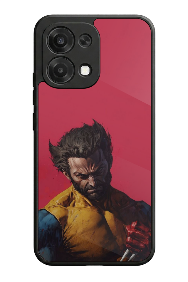 Oppo A6 Pro Uyumlu Wolverine Tasarımlı Glossy Premium Kılıf