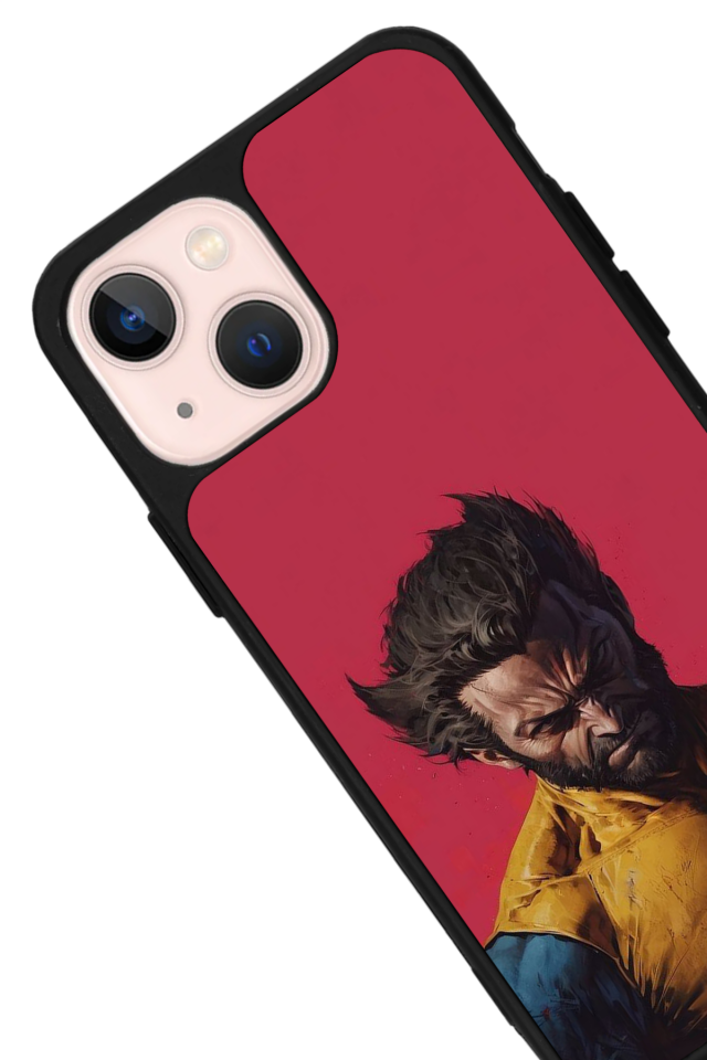 iPhone 13 Mini Uyumlu Wolverine Tasarımlı Glossy Premium Kılıf