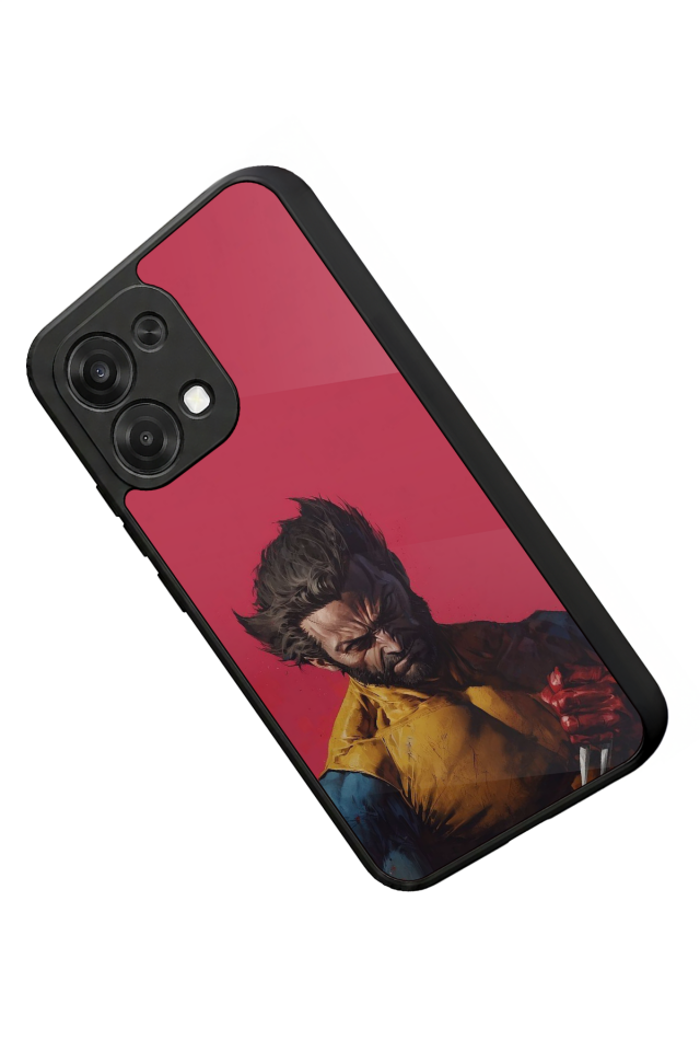 Oppo A6 Pro Uyumlu Wolverine Tasarımlı Glossy Premium Kılıf
