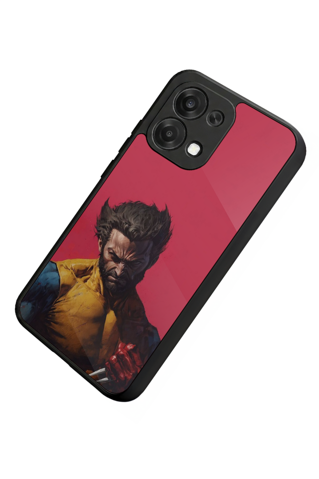 Oppo A6 Pro Uyumlu Wolverine Tasarımlı Glossy Premium Kılıf