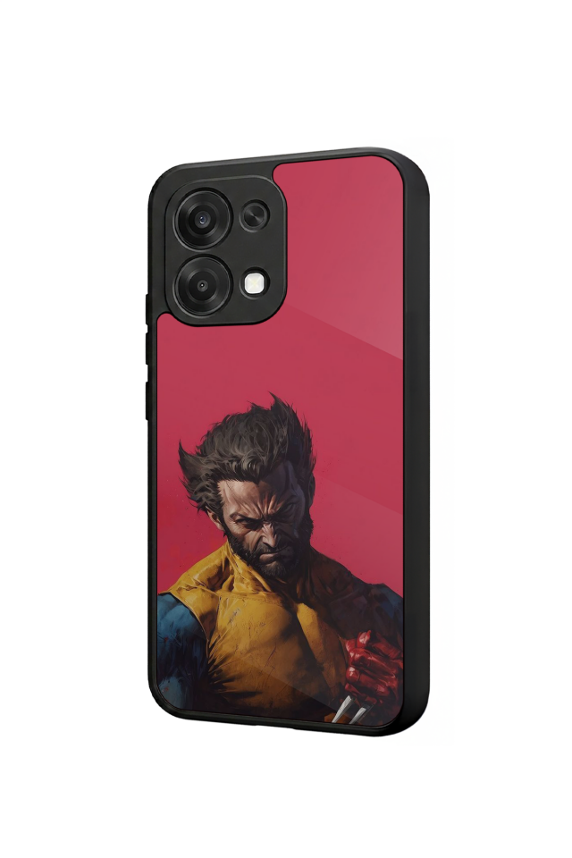 Oppo A6 Pro Uyumlu Wolverine Tasarımlı Glossy Premium Kılıf