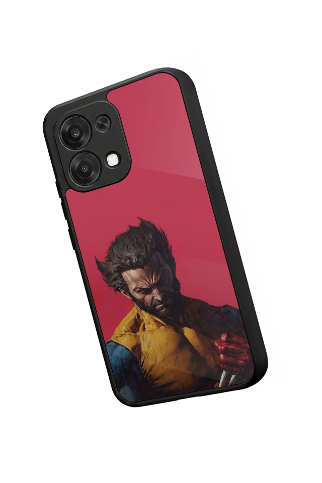 Oppo A6 Pro Uyumlu Wolverine Tasarımlı Glossy Premium Kılıf