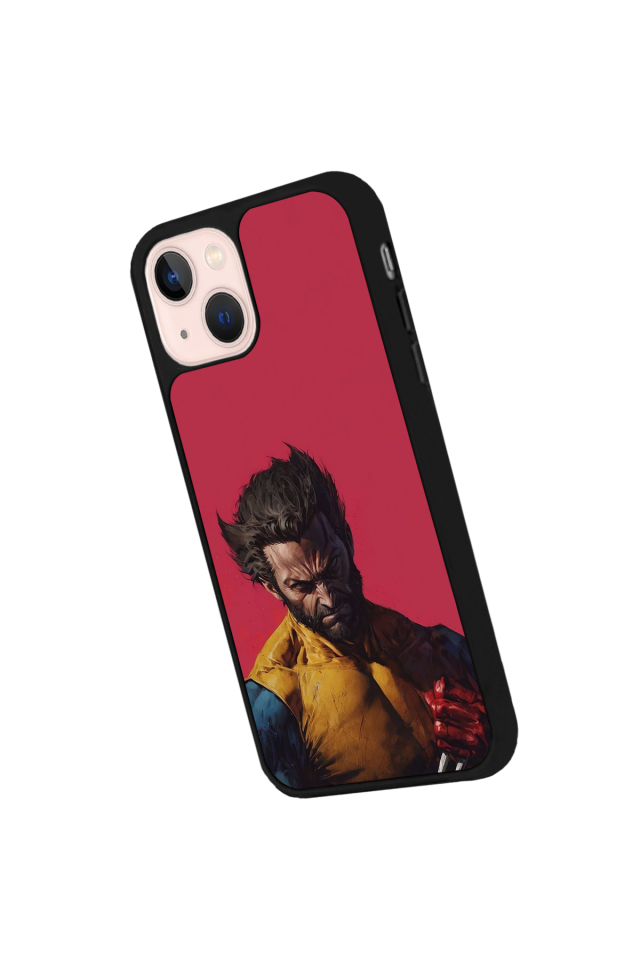 iPhone 13 Mini Uyumlu Wolverine Tasarımlı Glossy Premium Kılıf