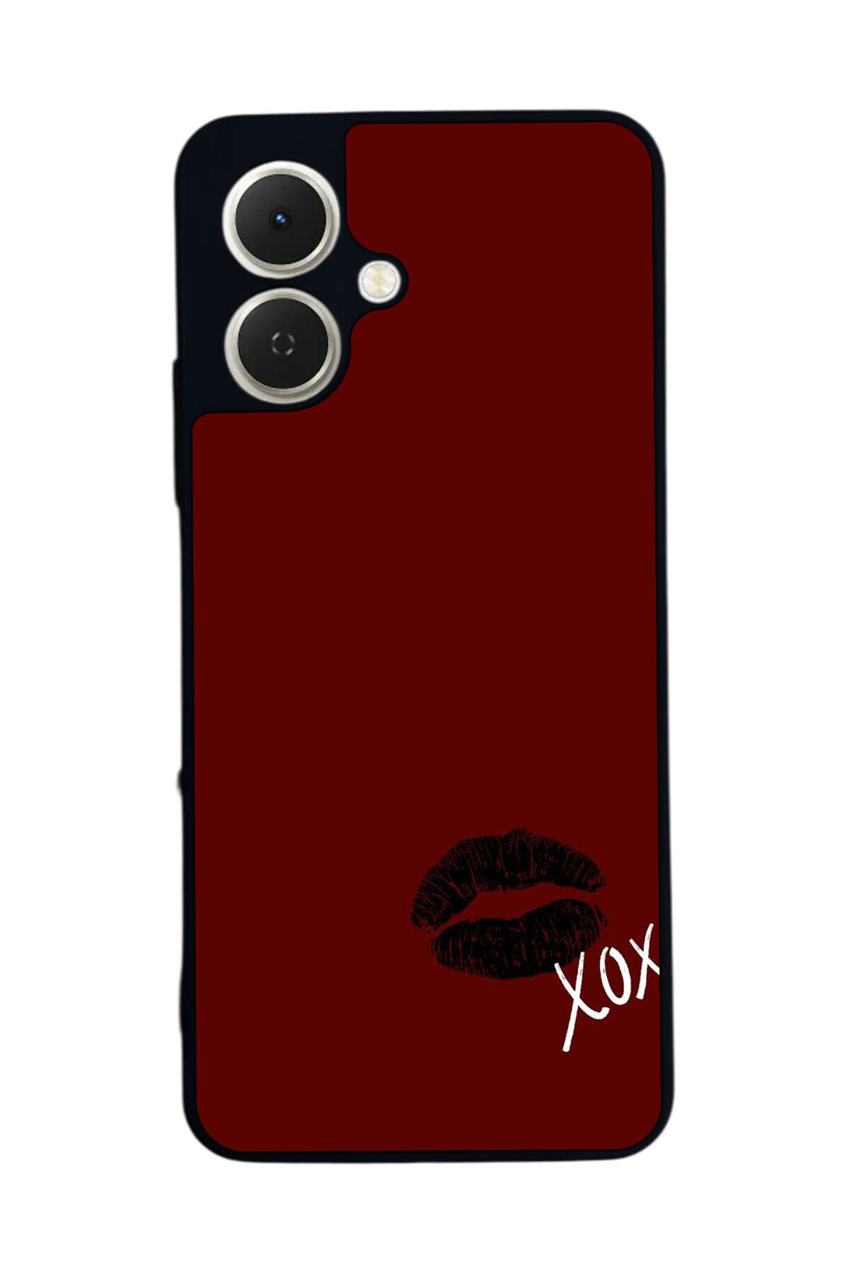 Tecno Spark GO 2 Uyumlu Kalp Love Tasarımlı Glossy Premium Kılıf